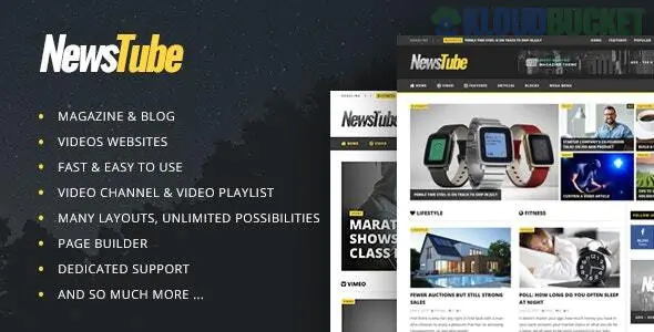 NewsTube - Magazine Blog & Video WordPress Theme 1.5.3.0