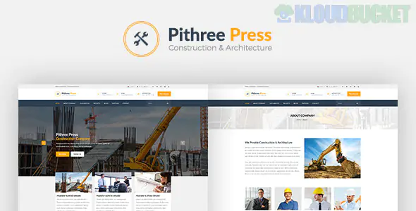 Pithree - Construction & Building WordPress Theme 2.1