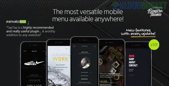 TapTap - Super Customizable WordPress Mobile Menu