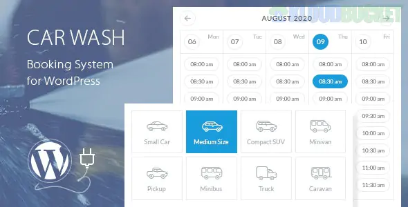Car Wash Booking System For WordPress 2.6