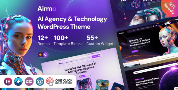 Aimo - AI Agency & Technology WordPress Theme 1.0.1