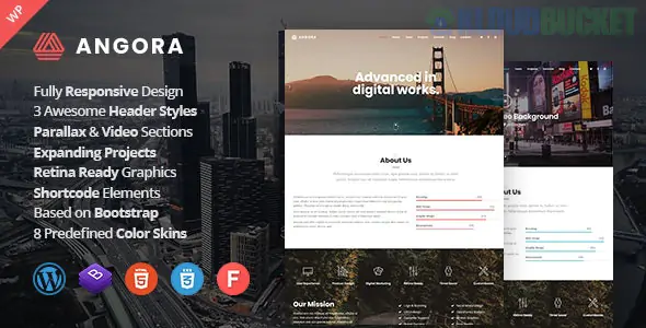 Angora - Responsive One Page Parallax WordPress Theme 1.4
