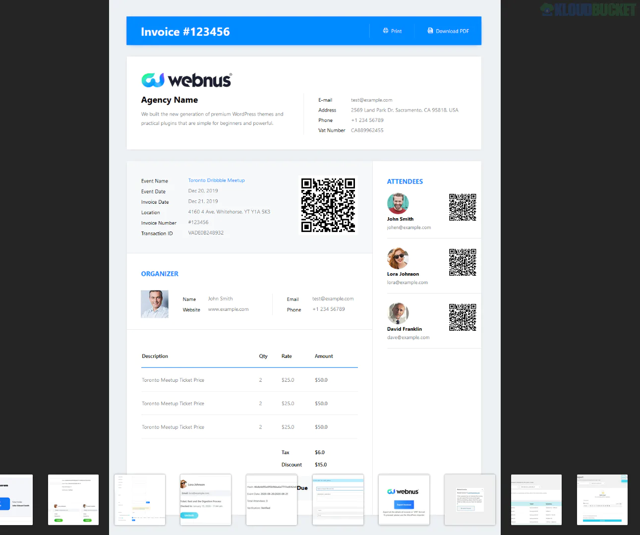 Modern Events Calendar (MEC) Ticket and Invoice 3.4.0