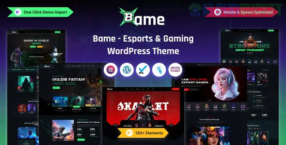 Bame - eSports and Gaming WordPress Theme 1.0.0