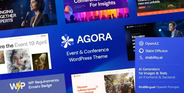 Agora - Event & Conference WordPress Theme 1.4