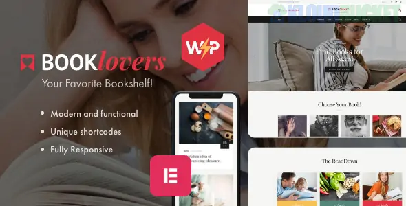 Booklovers - Publishing House & Book Store WordPress Theme + RTL 2.13
