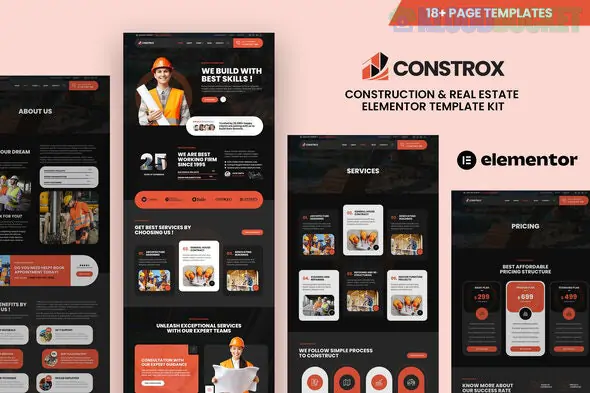 Constrox - Construction & Real Estate Elementor Template Kit 1.1.1