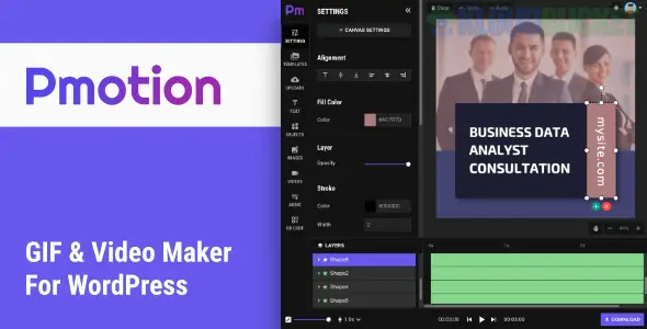 Pmotion - Animated GIF and Video Maker For WordPress 1.2