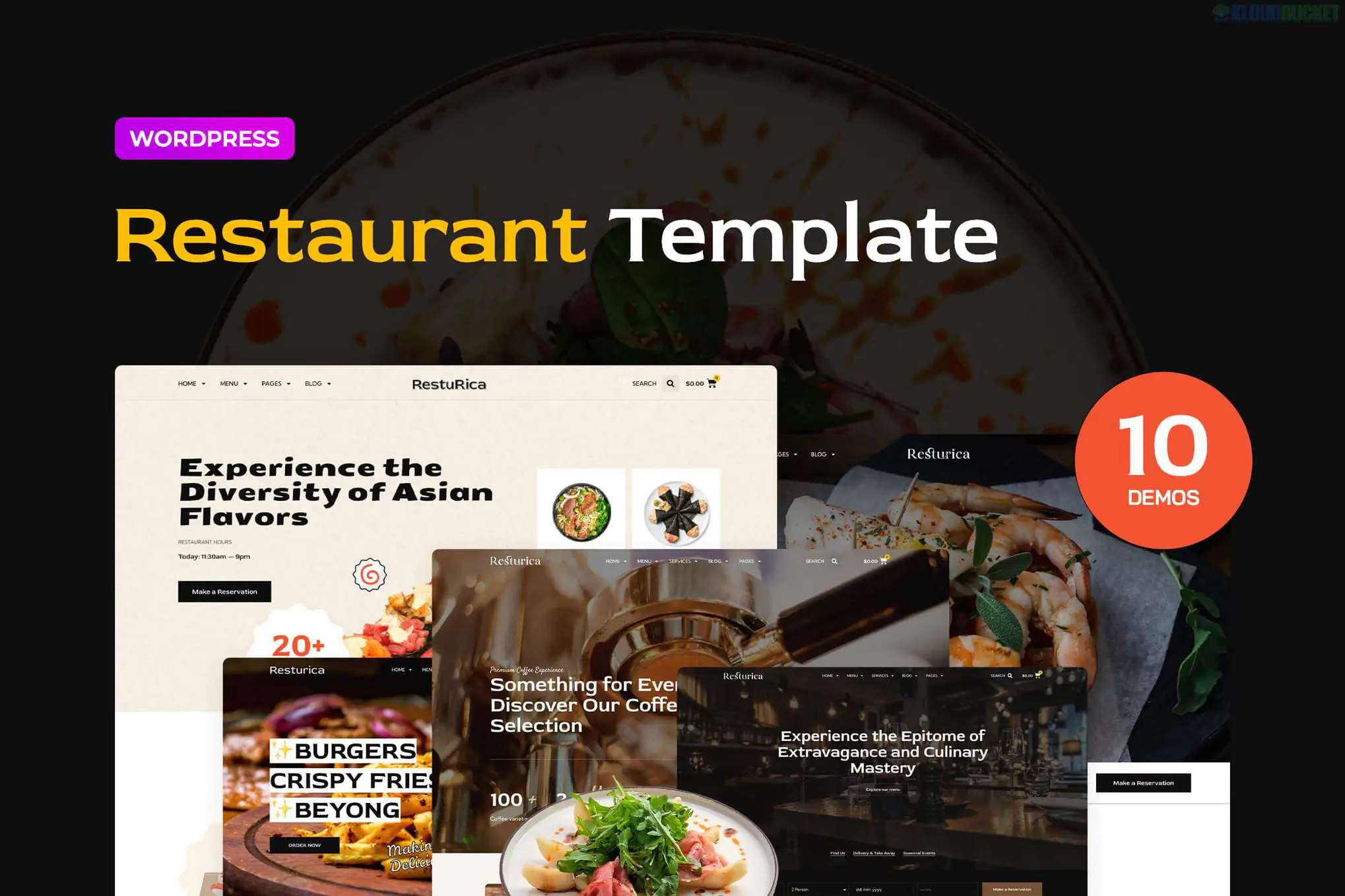Resturica – Food Industry Elementor Pro Template Kit 1.0.1