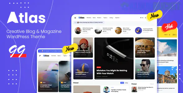 Atlas Theme | Creative Blog & News WordPress Theme 1.3.0