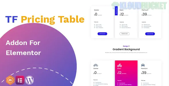 TFPricing table Addon For Elementor 1.0.2