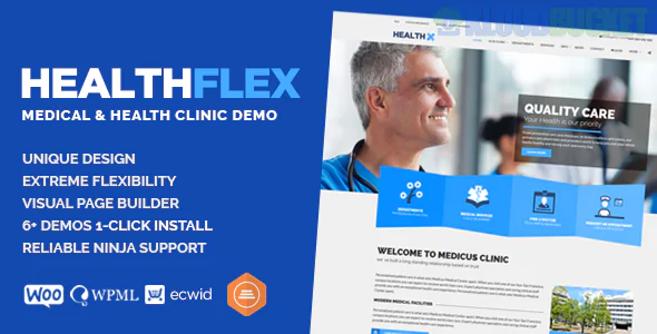 HEALTHFLEX Theme | Doctor Medical Clinic & Health WordPress Theme 2.7.5