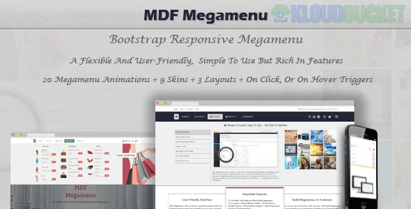 MDF Megamenu - Bootstrap Responsive WordPress Megamenu 1.1.6