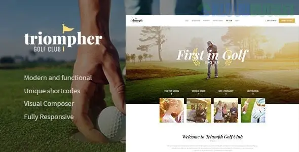 Triompher | Golf Course & Sports Club WordPress Theme 1.1.0