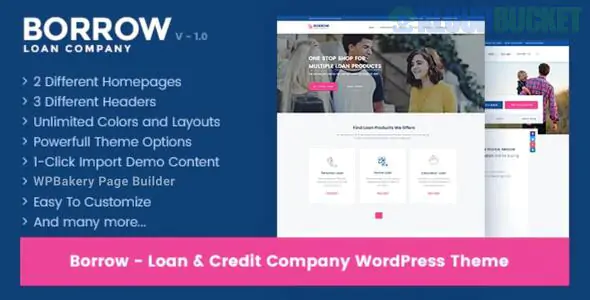 Borrow Theme | Loan Company Responsive WordPress Theme 1.6.6