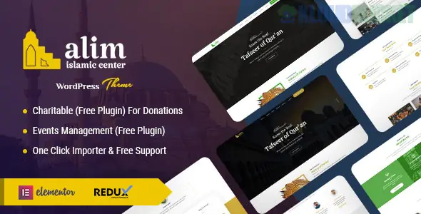 Alim - Islamic Institute & Mosque WordPress Theme + RTL 1.5