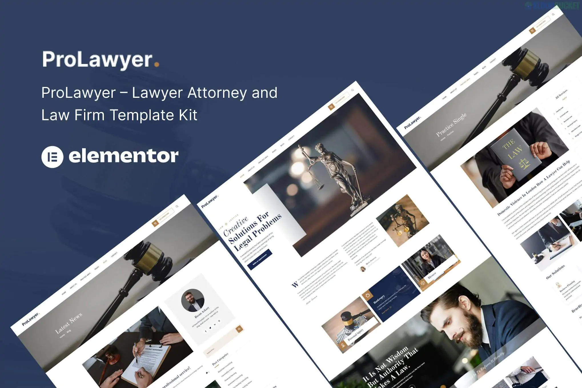 Prolawyer - Lawyer and Law Firm Elementor Kit 1.0.1