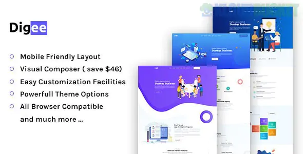 Digee - Digital Marketing Agency WordPress Theme 2.0.5