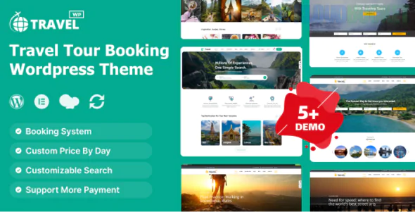 Travel Tour Booking WordPress Theme 5.2.7