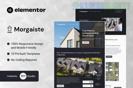 Morgaiste - Real Estate Mortgage Solutions Elementor Template Kit 1.0.1