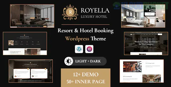 Royella - Resort & Hotel Booking Multi-Purpose WordPress Theme 1.0.0