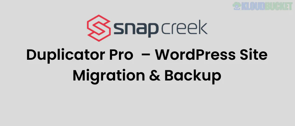 Duplicator Pro – WordPress Site Migration & Backup 4.5.20.1