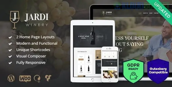 Jardi | Winery, Vineyard & Wine Shop WordPress Theme 1.8