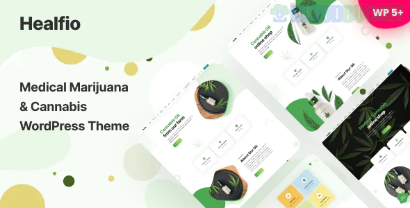Healfio - Medical Marijuana & Coffeeshop WordPress Theme 1.35