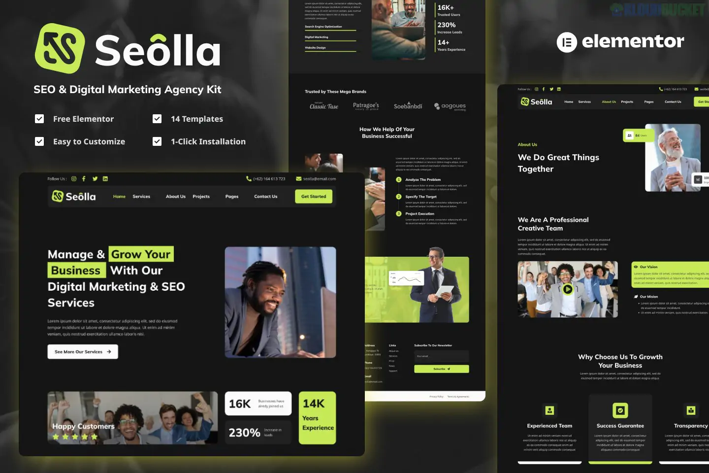 Seolla - SEO & Digital Marketing Agency Template Kit 1.0.5