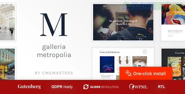 Galleria Metropolia - Art Museum & Exhibition Gallery Theme 1.2.1