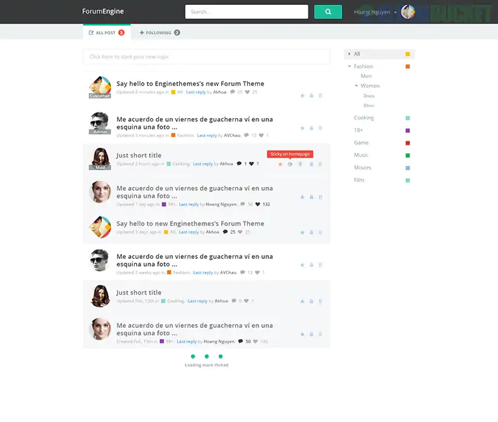 ForumEngine -  Forum Software, WordPress Forum Theme 1.6.14
