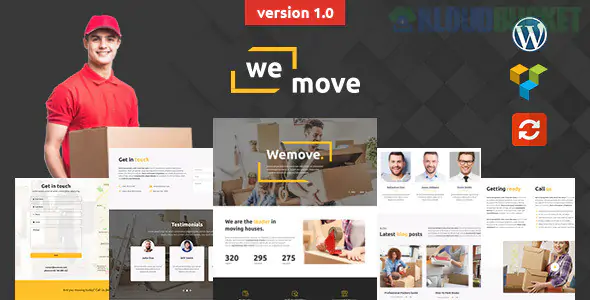 WeMove - Home Moving & Logistic WordPress Theme 1.5