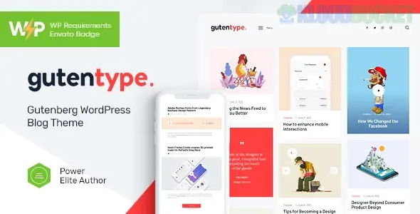 Gutentype Theme | 100% Gutenberg Blog Theme + Elementor 2.1.10