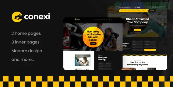 Conexi - Taxi Booking Service WordPress Theme + RTL 3.0.0