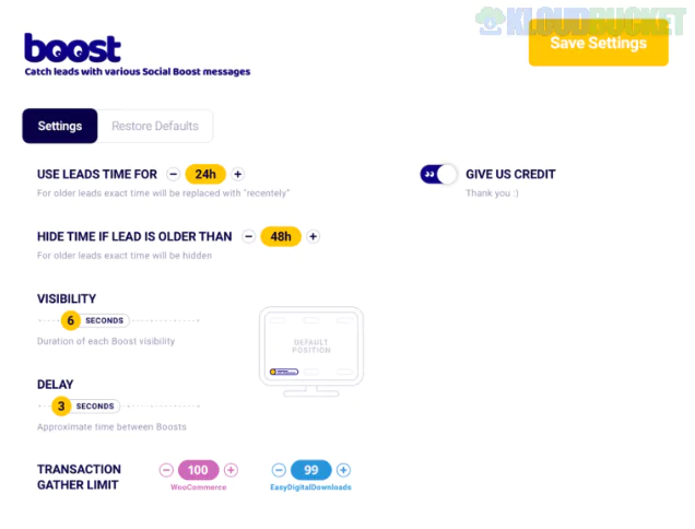 The Boost Plugin - Boost your Conversion with social Proof 2.0.2.5