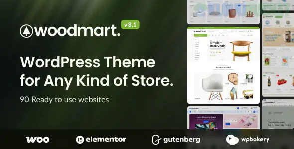 WoodMart Theme Responsive WooCommerce WordPress Theme 8.0.6