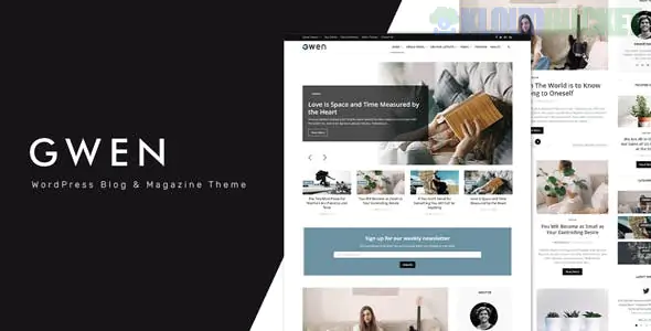 Gwen - Creative Personal WordPress Blog Theme