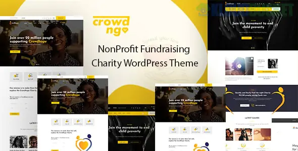 Crowdngo - Fundraising Charity WordPress Theme 1.0.8