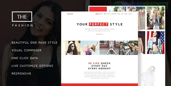 The Fashion - Model Agency One Page Beauty Theme 1.4.4