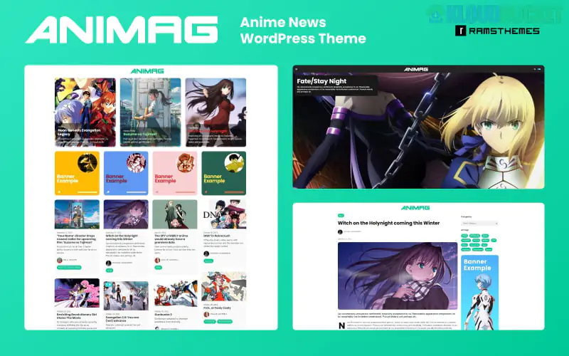 ANIMAG - Anime News WordPress Theme + RTL 1.0.6