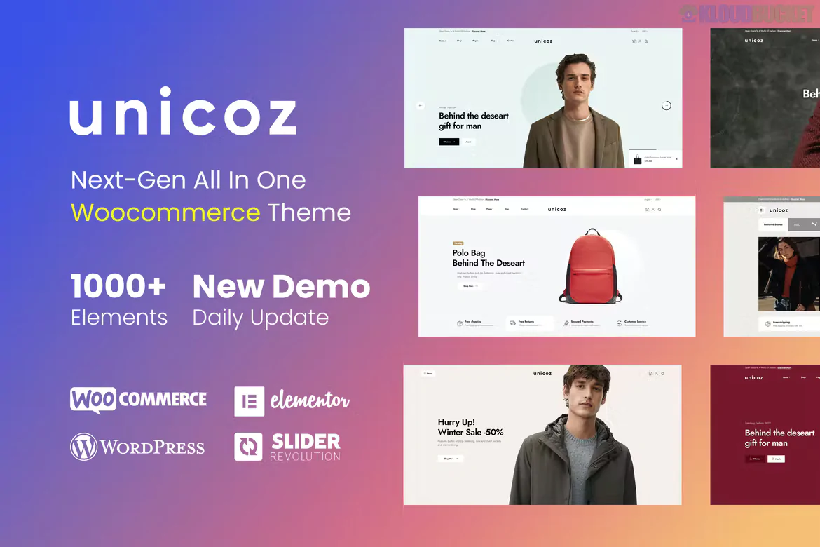 Unicoz - Elementor WooCommerce Theme 1.0.6