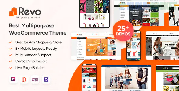 Revo | Multipurpose Elementor WooCommerce WordPress Theme 3.9.5