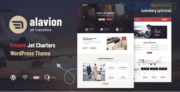 Alavion - Private Jet Charters WordPress Theme 1.1.3