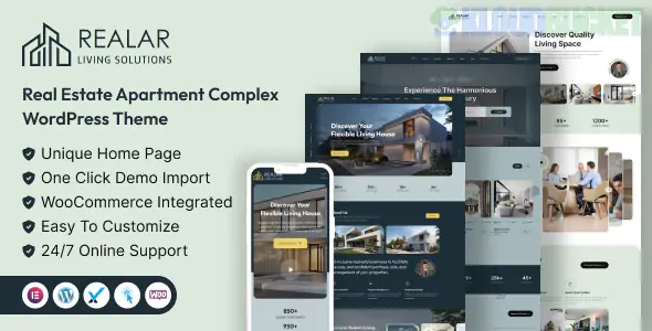 Realar - Real Estate WordPress Theme 2.0.0
