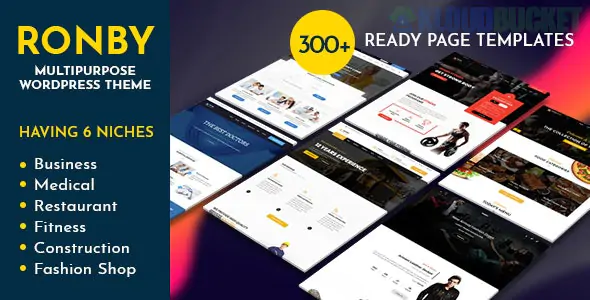 Ronby | 6 Niche Business Multi-Purpose WordPress Theme 6.1.2