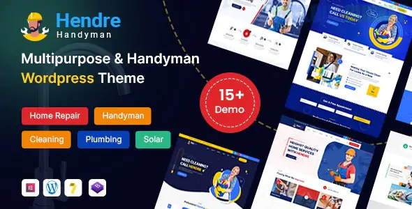 Hendre - Repaire, Plumbing & Handyman Services WordPress Theme 1.0.0