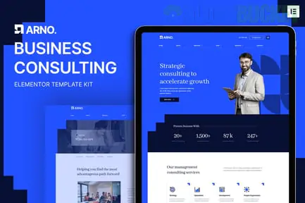 Arno - Business Consulting Elementor Template Kit 1.1.1