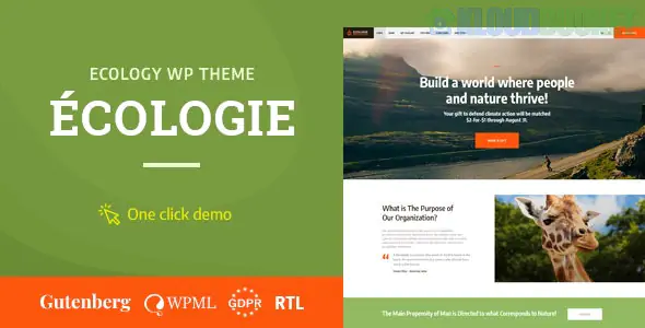 Ecologie - Environmental & Ecology WordPress Theme 1.1.1
