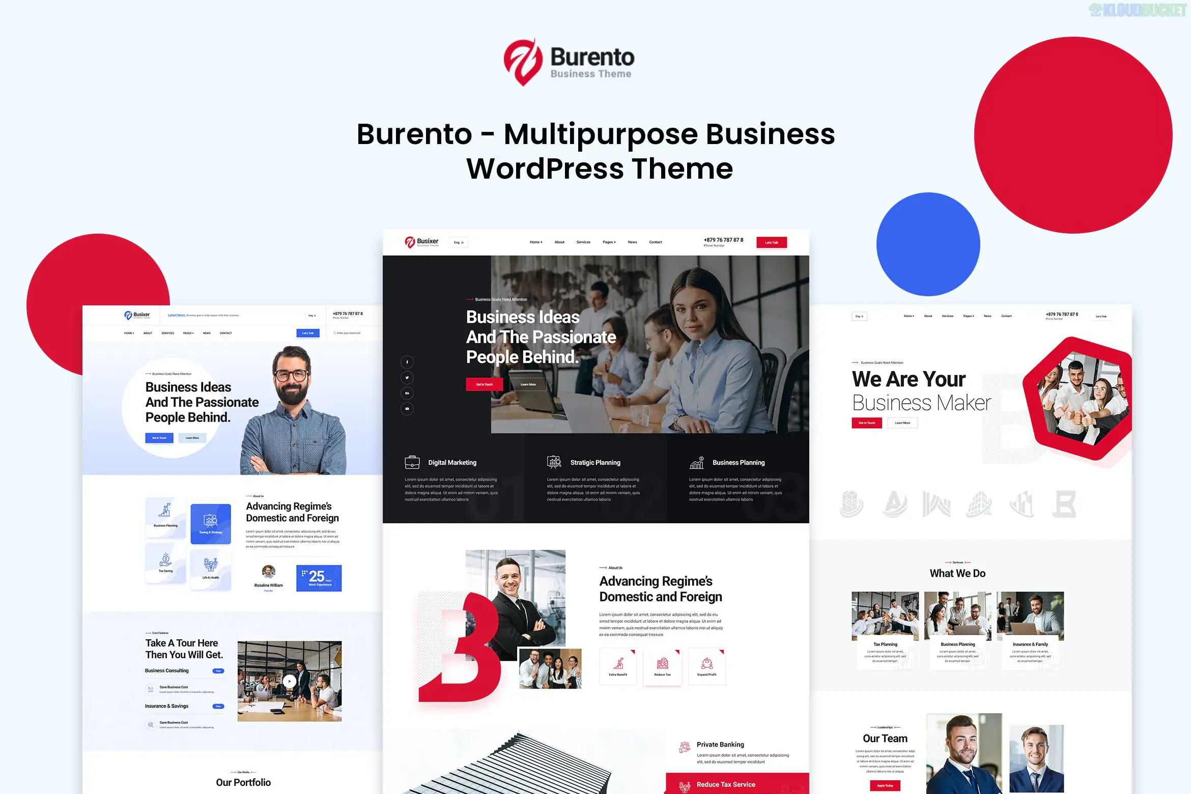 Burento - Multipurpose Business WordPress Theme 1.0.0
