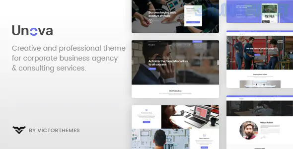 Unova - Consulting Business WordPress Theme 1.8.0